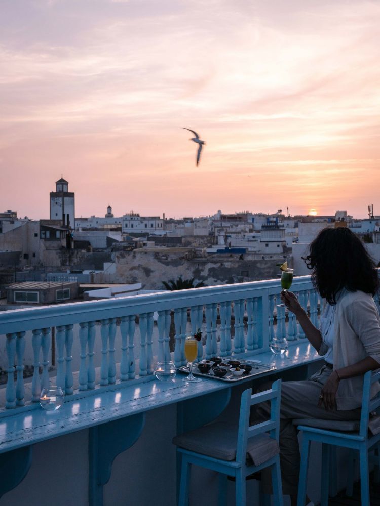 Hôtel Heure Bleue Palais - Terrasse